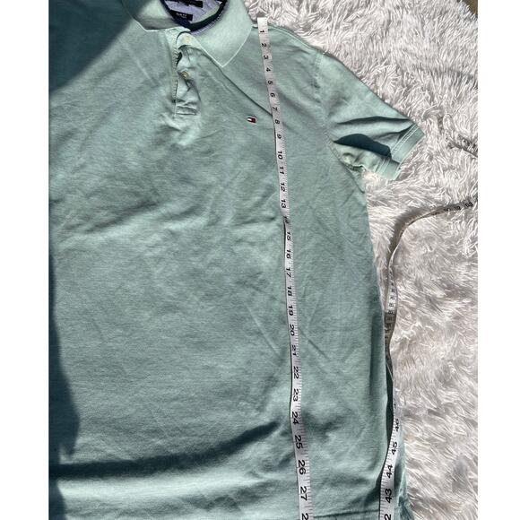 Tommy Hilfiger Green Polo Shirt Men Sz XL Gently Used - Picture 2 of 6